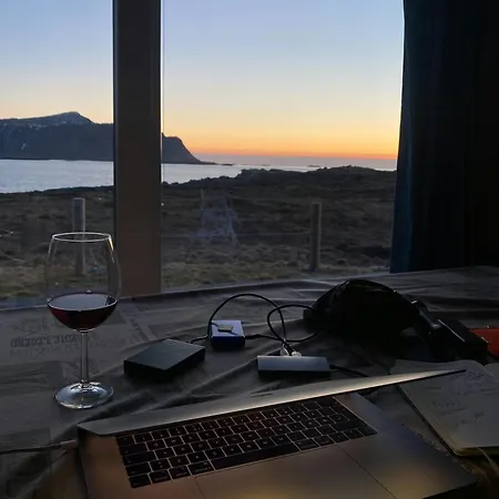 펜션 Unique Small With Sauna View In Lofoten 람베르그